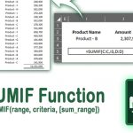 SUMIF Function