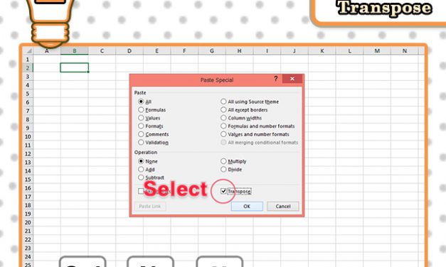 FBGroup – Step by Step Transpose